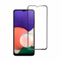 Karastatud klaas to Samsung Galaxy A22 5G (full glue / Ümbris friendly) sinine Star 5D must