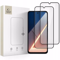 Tech-Protect Glass Fit+ 2-pack karastatud klaas jaoks Xiaomi Poco M7 - must