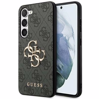 GUESS ümbris jaoks SAMSUNG S24 GUHCS24S4GMGGR (Leather 4G Metal Logo) must