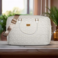 Wonder Briefcase Laptop 17 inches pico quilted beige
