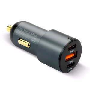 Autolaadija everActive CC-40Q USB QC3.0 + 2x USB-C PD 60W