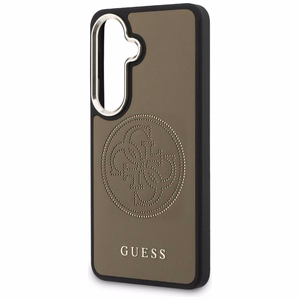 Guess ümbris Perforated Logo MagSafe Samsung Galaxy S26 pruun