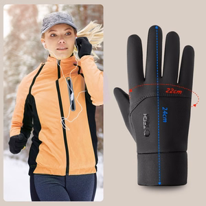 Tech-Protect WG01 Gloves with Touch Tips M - Black