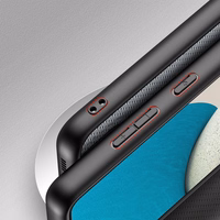 Dux Ducis Fino ümbris on valmistatud nailonist Samsung Galaxy A73 sinisele mudelile.