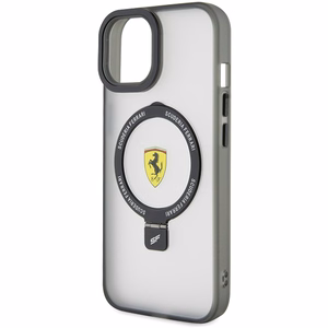 Ferrari FEHMP15SUSCAH iPhone 15 6.1" läbipaistev hardcase Ring Stand 2023 Collection MagSafe