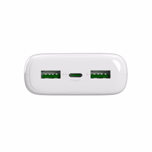 Powerbank Puro DAILY 20 PLUS 20000mAh 2x USB-A / 1x USB-C 22.5W PD AFC - valge