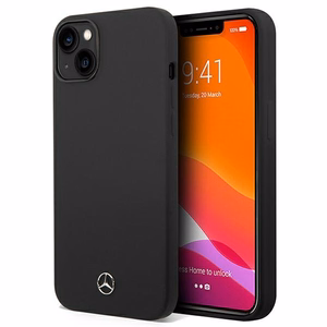 Mercedes Silicone Line ümbris jaoks iPhone 14 Plus - must