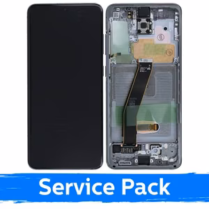 LCD ekraan ühilduv Samsung G980 (G981) S20 raamiga / Cosmic Gray / (Service Pack)