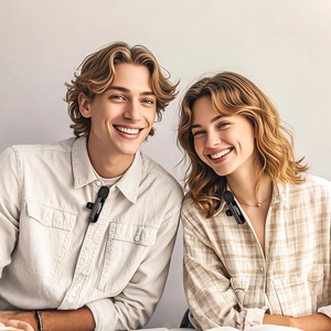 Wireless microphone set Hoco L20A USB-C/Lightning must