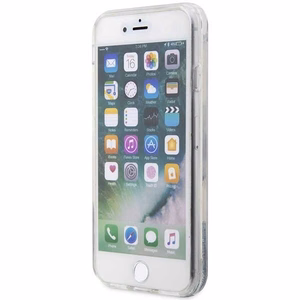 Karl Lagerfeld KLHCI8LNKHCH iPhone 7/8/SE 2020/2022 серебряный/серебряный жёсткий чехол Glitter Karl Head