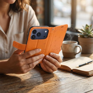 MEZZO Book Ümbris IPHONE 17 PRO MAX kassid pruun