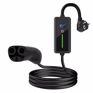 EV Laadija jaoks TESLA NACS - Schuko (220V), 8-16A, 3.5kW, 1-phase, 5m