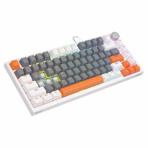 Savio ASTRAL valge JADE 3 COLOURS keyboard Gaming USB QWERTY US International