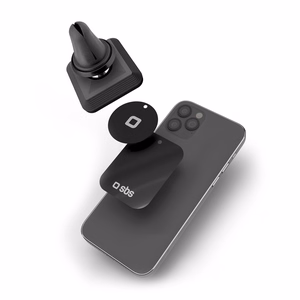 Magnetic smartphone holder SBS TESUPMAGLCLIP - black