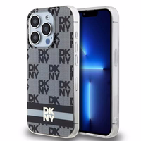 DKNY IML Checkered Mono Pattern & Printed Stripes MagSafe Ümbris jaoks iPhone 13 Pro Max - Must