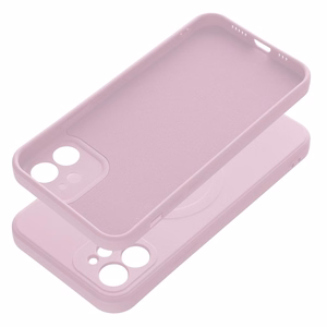 SILICONE MAG ÜMBRIS compatible with MagSafe jaoks IPHONE 12 roosa
