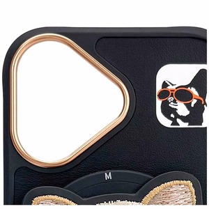 Nimmy Glasses Cool nag MagSafe ümbris jaoks iPhone 16 - must