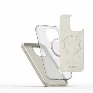 Tech-Protect Silicone PU MagSafe iPhone 16 Pro Ümbris - Beige