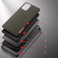 Phone Ümbris Dux Ducis "Fino" jaoks Xiaomi Redmi Note 10 / Redmi Note 10S / Poco M5s Roheline