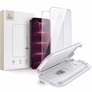 Tech-Protect OneTouch Set+ karastatud klaasist kaitsed seadmele iPhone 18 Pro / 17 Pro, 2 tk