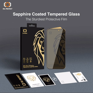 Tempered glass Tel Protect 10X Privacy DLC Diamond Coating jaoks Iphone 16 Pro/17