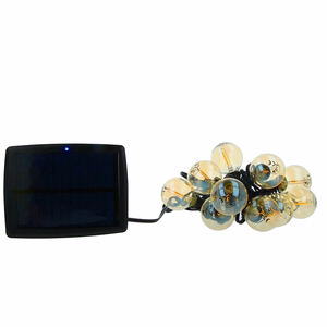 Forever Light LED Solar Garland SUNARI FLS-125 5,5m + 10 bulbs kuldne G40 IP44