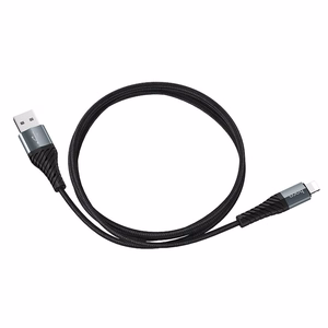 Cable USB A to Lightning Hoco 2,4A 1 m X38 black