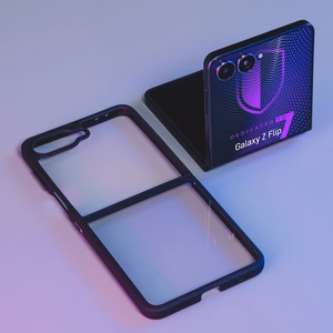 3mk Satin Armor Ümbris+ jaoks Samsung Galaxy Z Flip 7 - Läbipaistev Must