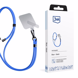 3mk EasyClip telefoni kaelapael, sinine (mustad detailid)