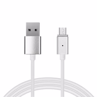 Kaabel Magnetic Type 1 - USB to Micro USB - with detachable plug 1 Meter Hõbedane (blister pack)
