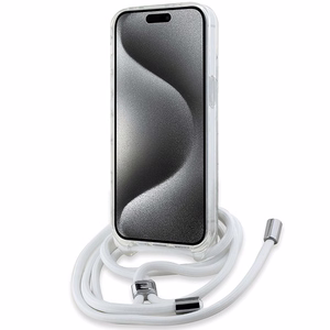 Karl Lagerfeld Crossbody IML Karl Head MagSafe ümbris jaoks iPhone 15 / 14 / 13 - läbipaistev