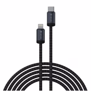 Devia кабель Gracious EC645 PD USB-C - Lightning 1,0 m 27W 3A черный