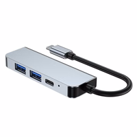 HUB Tech-Protect V2 4in1 USB-C - USB-A 3.0 / USB-A 2.0 / USB-C / HDMI - hall