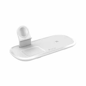 Devia traadita laadija 3in1 Smart 15W valge