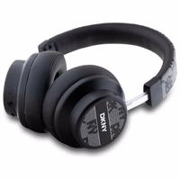 DKNY sininetooth On-Ear Headphones DKBHM2PCSHLK must/must Checkepunane Pattern