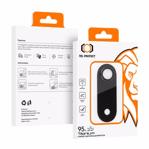 Karastatud klaas Tel Protect 95% AR+AF Full Metal Kaamera kaitse kaamerale Iphone 17 Air must (kaamera moodul)