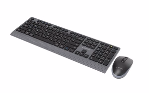 Gembird KBS-WPS-02-CYRL Keyboard and Mouse Set Wireless Cyrillic Bluetooth Black