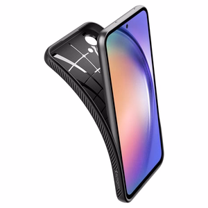 Spigen Liquid Air Ümbris jaoks Samsung Galaxy A54 5G - Matte must