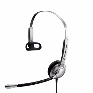 Sennheiser SH 335 Headset Wired Headband Call/Music must, hõbedane