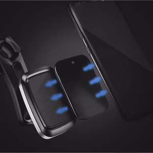 Badge jaoks magnet car hoidja must and hõbedane