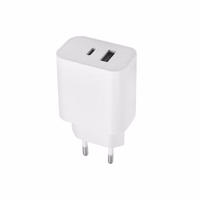 Maxlife MXTC-06 PD QC laadija 1x USB-C 1x USB 30W valge