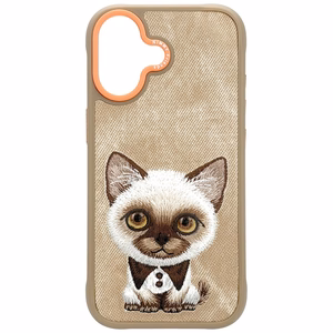 Nimmy Big Eyed Pet 2.0 Cat ümbris jaoks iPhone 17 - beige