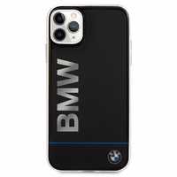 BMW Signature trükitud logo ümbris iPhone 11 Pro Max'ile - must