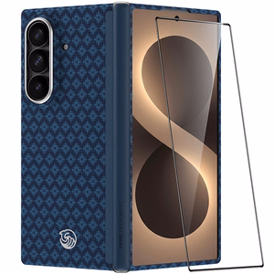Benks Magnetic Armor Grid Air Grand Combo ümbris Samsung Galaxy Z Fold 8 Ultra jaoks, sinine (C.K.FL.SA.BE.S051)