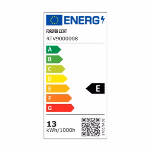 Forever Light LED Bulb E27 A60 12.8W 1520lm 4000K class E