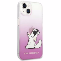 Karl Lagerfeld KLHCP14MCFNRCPI iPhone 14 Plus 6.7 "hardcase roosa / roosa Choupette Fun