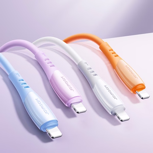 Joyroom S-A59 Vibrant Series 3A USB-A - Lightning kaabel 1.2m - lilla