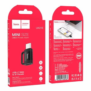 Adapter OTG USB C to Lightning Hoco 3A UA31E must
