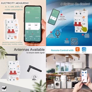 TUYA nutikas kaitselüliti, 1P+N, Wi-Fi, RS485, 63A