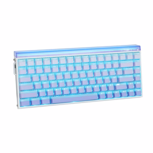 HERO84 HE White+Purple+Gradient+LIGHT JadeKing RGB AULA gasket klaviatuur